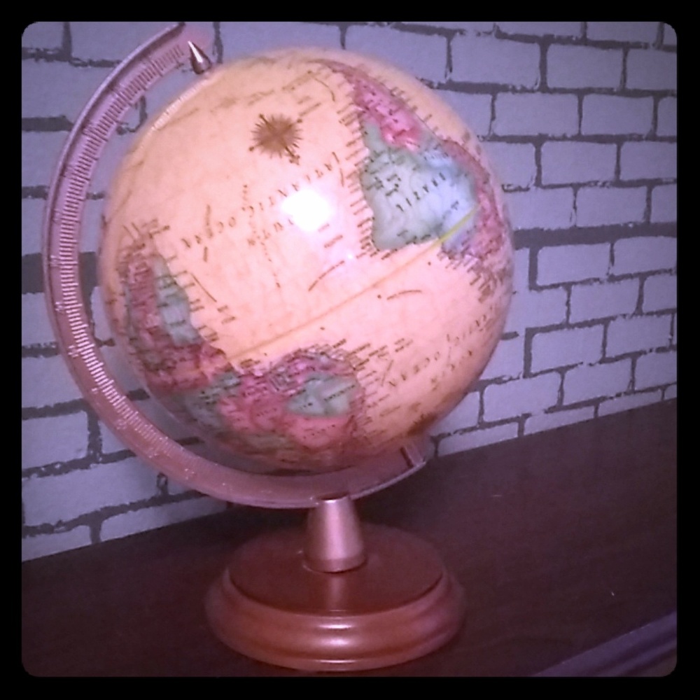 Vintage globe